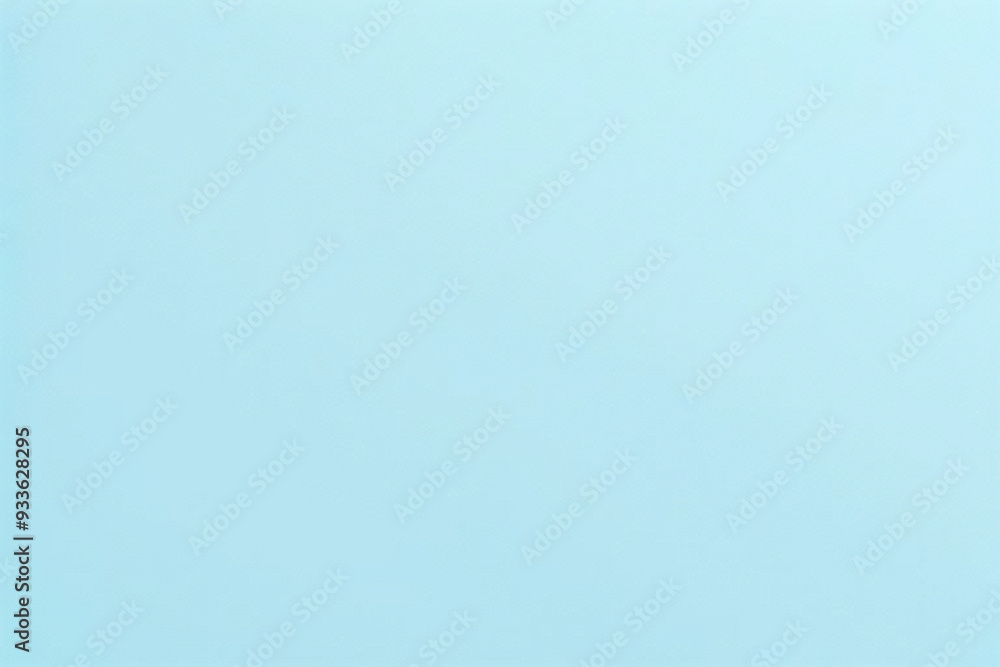Fototapeta premium Simple light blue background for product presentation, featuring shadows and light from windows on a plaster wall. Made with generative AI technology.