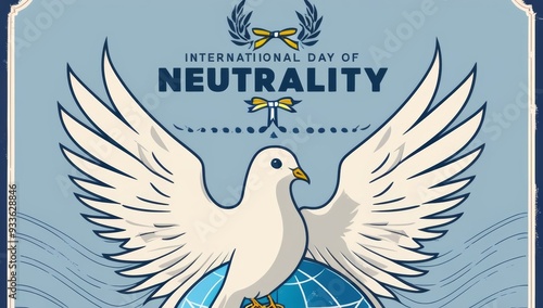 A stylized illustration of the International Day of Neutrality
