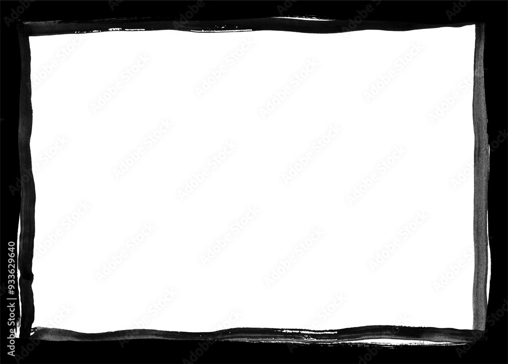 Obraz premium Black Grunge Photo frame