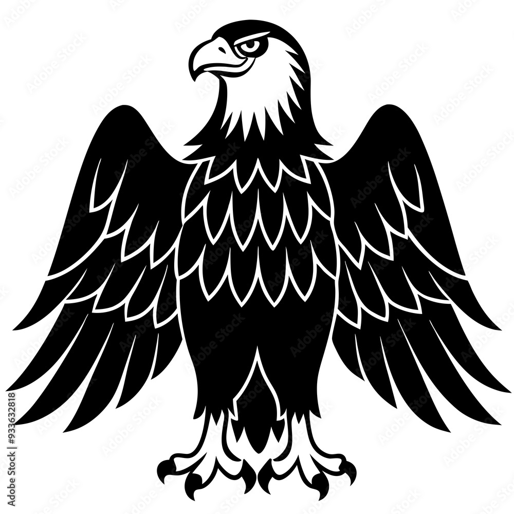 Obraz premium eagle vector illustration