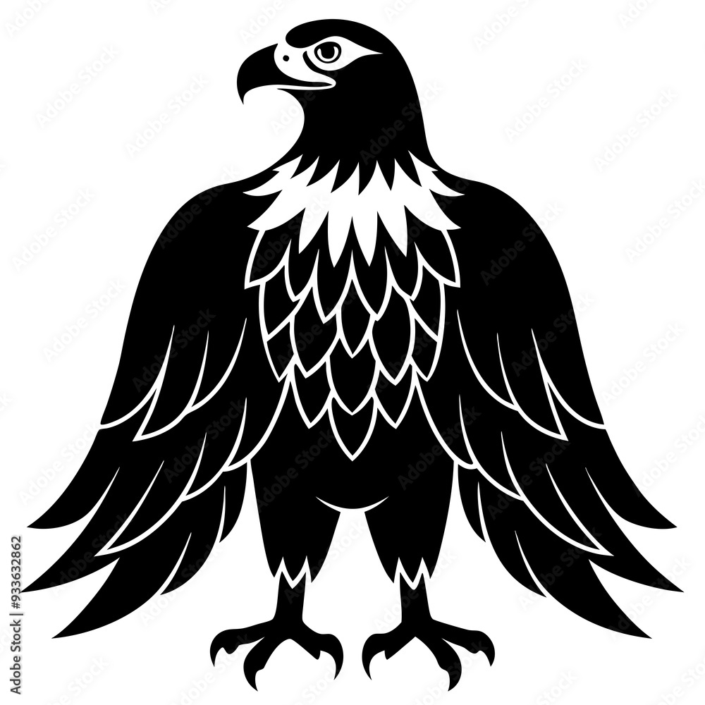 Obraz premium eagle vector illustration