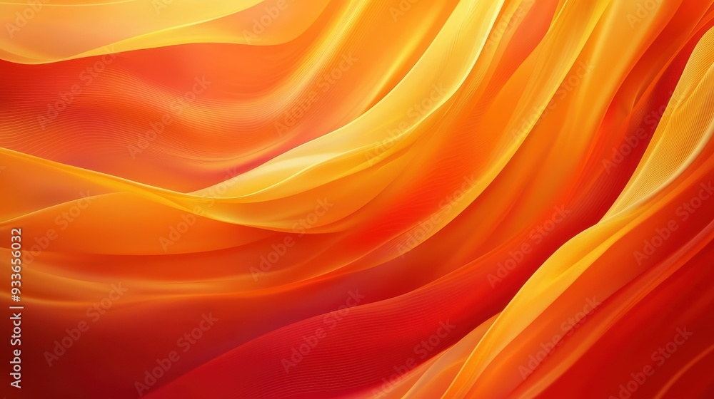 Flowing waves of vibrant orange and yellow create warm, energetic atmosphere. smooth gradients evoke feelings of warmth and positivity. Flowing waves of vibrant orange and yellow create warm, energetic atmosphere. smooth gradients evoke feelings of warmth and positivity.