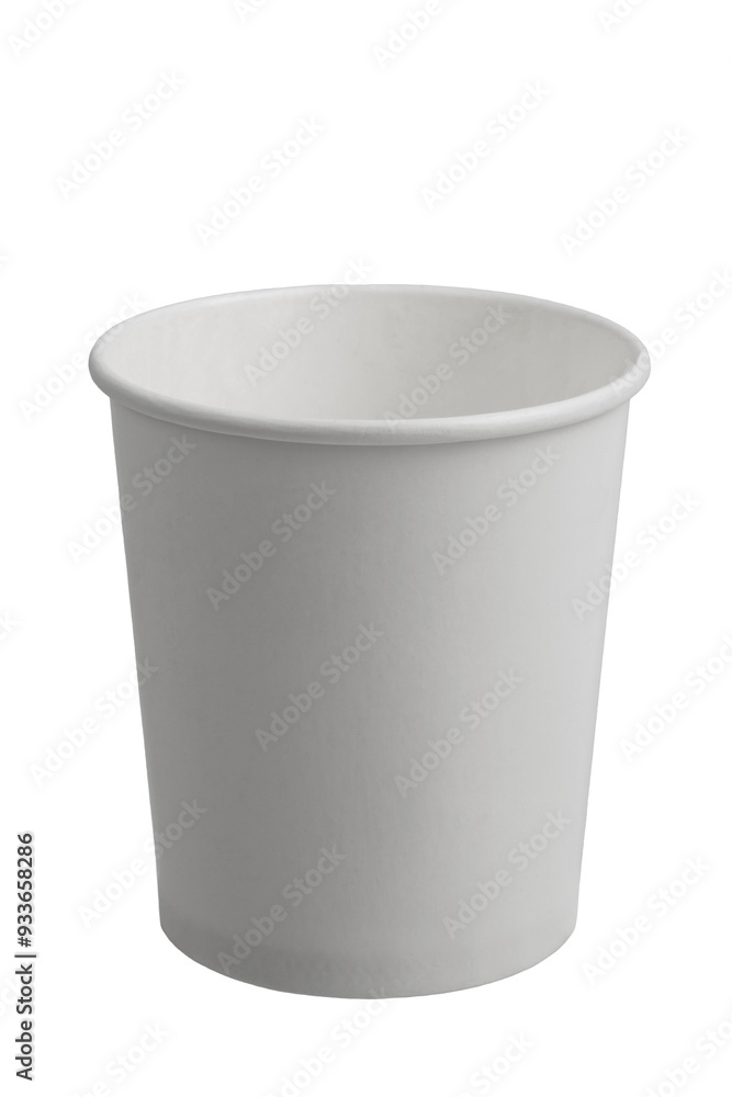 disposable paper cup with lid, template, isolated disposable paper cup with lid, template, isolated