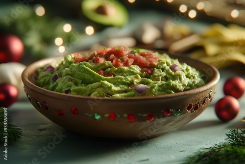 Guacamole Christmas Dip