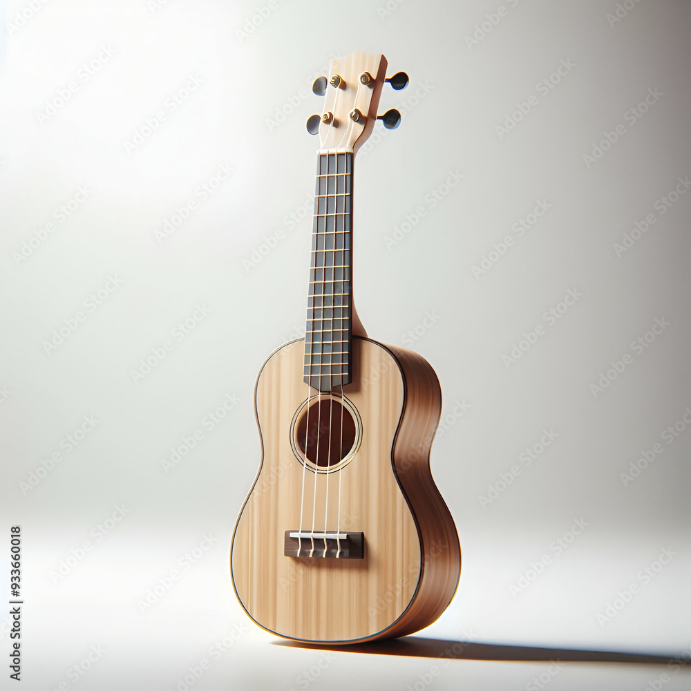 Naklejka premium Ukulele in legno massello: suono naturale e caldo