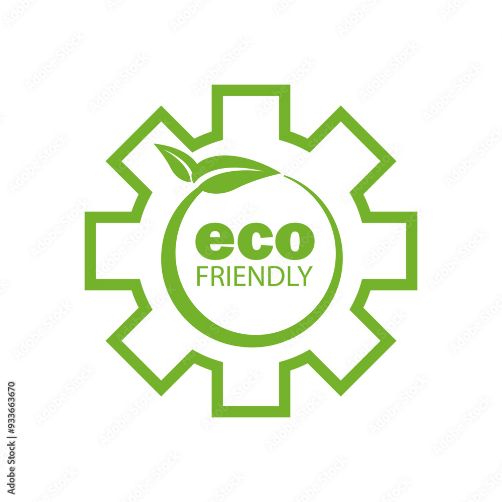 Eco friendly sign. Natural green energy Concept. Eco friendly sign. Natural green energy Concept.
