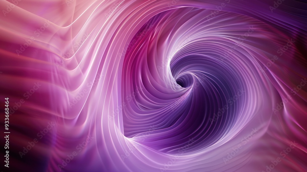 Obraz premium Abstract Swirling Pink and Purple