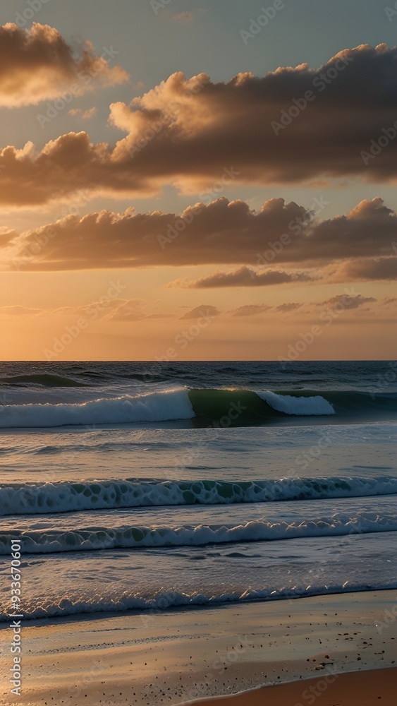 Obraz premium sunset on the beach