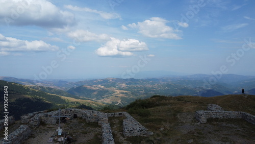 Balkan mountains landscape, viewpoint
