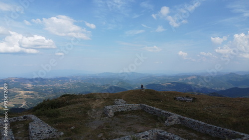 Balkan mountains landscape, viewpoint