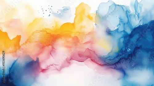 Watercolor abstract background illustration