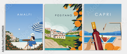 Italy travel poster collection