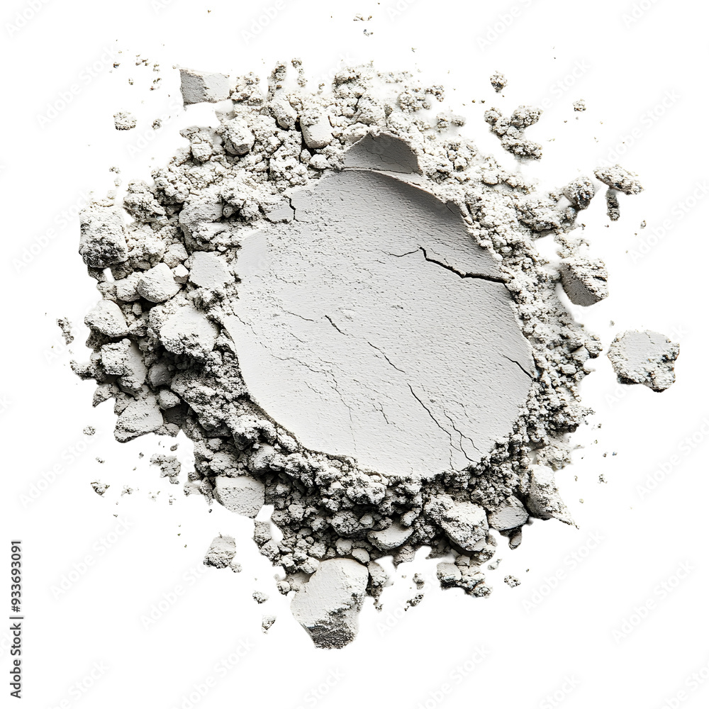 Obraz premium Photography of Setting Powder Isolated on Plain White background transparent png