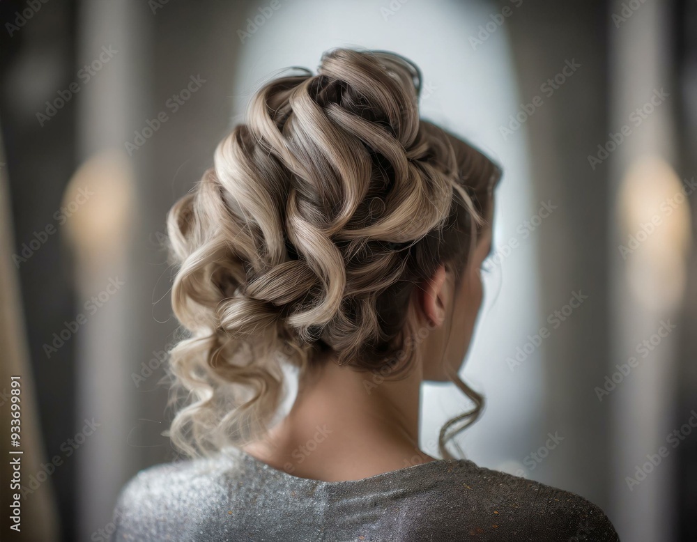 Obraz premium Upięcie włosów