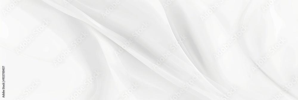 Naklejka premium Abstract White Background. Smooth Elegant White Silk Or Satin Texture Can Use As Wedding Background.