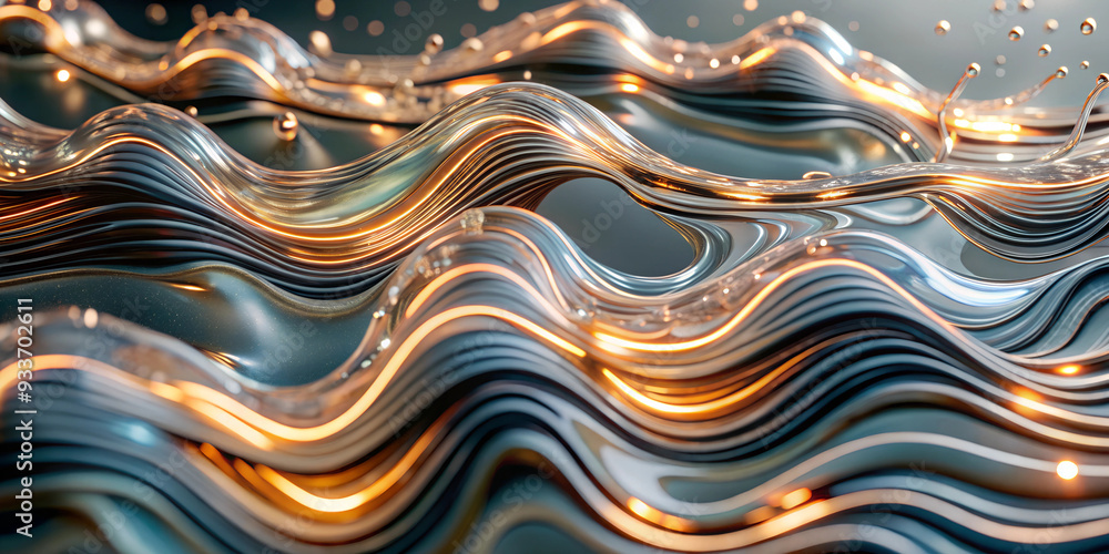 Abstract neon waves and fluid shapes in motion Abstract neon waves and fluid shapes in motion