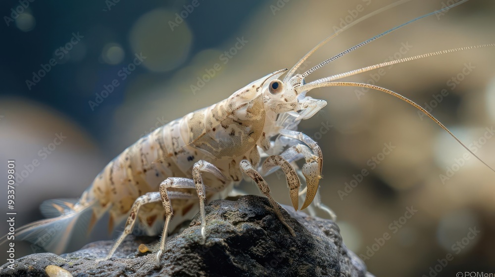 A close-up image showcasing the powerful claw structure and intricate detailing of a large brown lob A close-up image showcasing the powerful claw structure and intricate detailing of a large brown lob