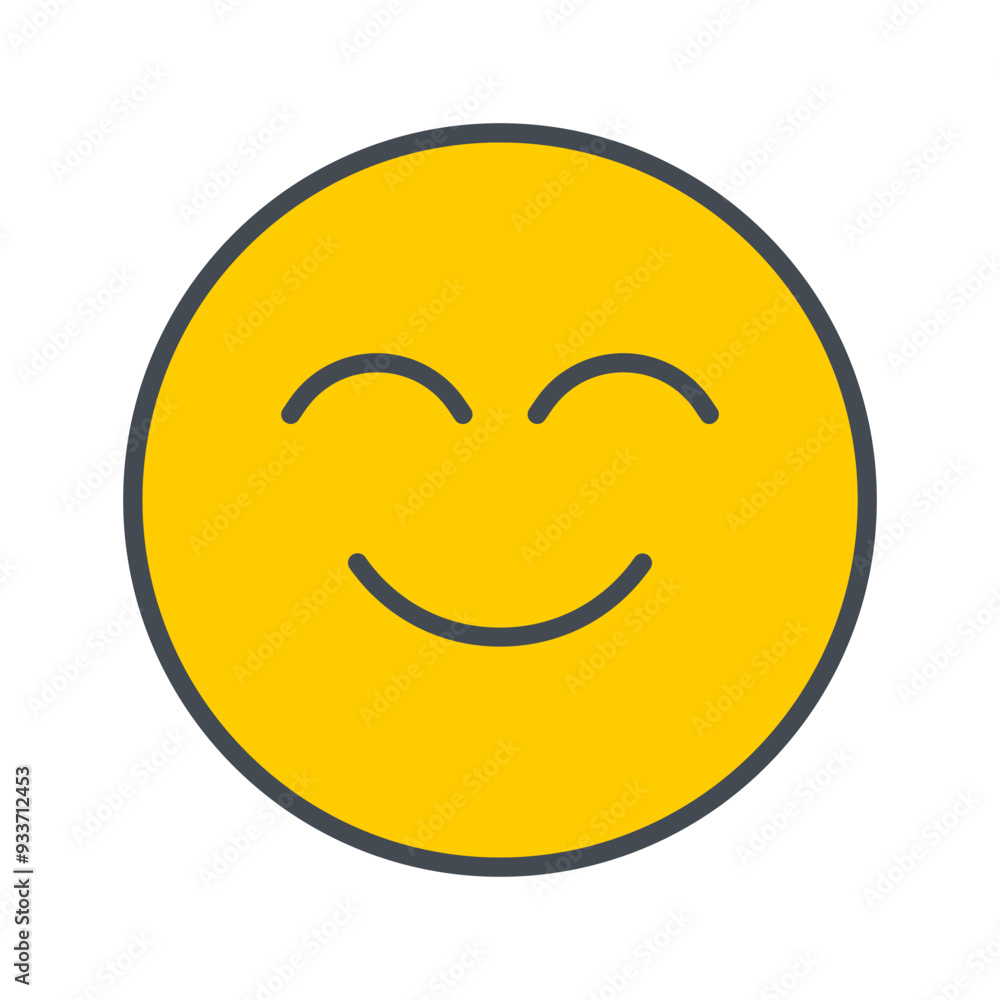 Fototapeta premium Smiling Face with Smiling