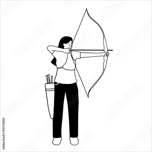 Archery athlete