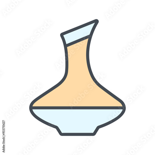 Wine Decanter Vector Icon