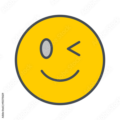 Winking Face Vector Icon