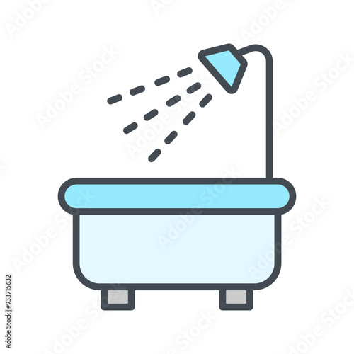 Bath Time Vector Icon