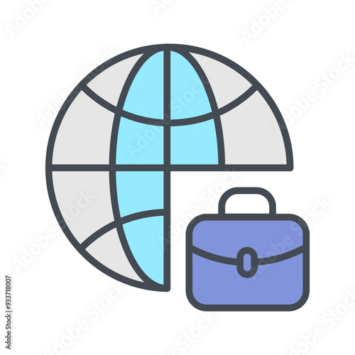 International Job Vector Icon