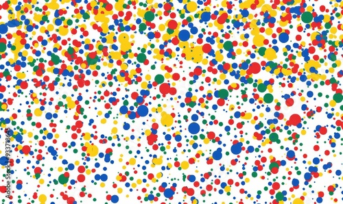 Colorful polka dot background