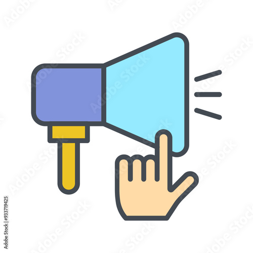Call to Action Vector Icon