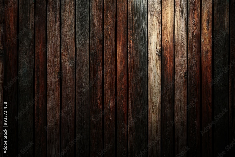 Weathered Wooden Planks with Grain Patterns Weathered Wooden Planks with Grain Patterns