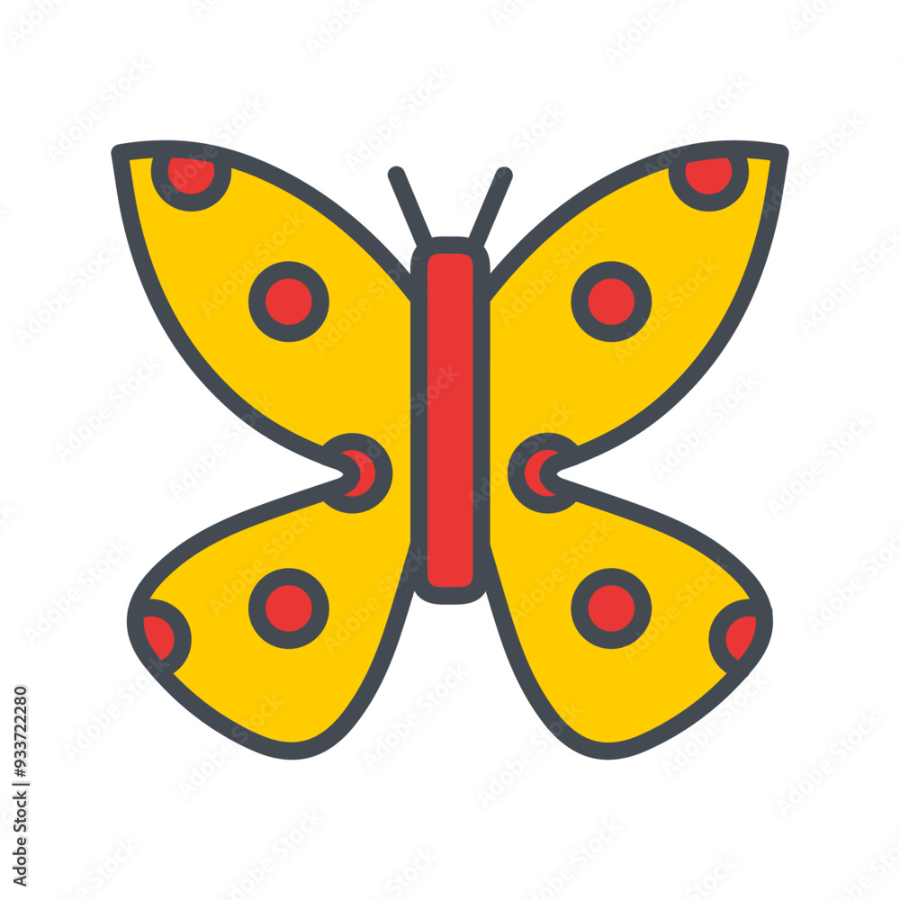 Fototapeta premium Butterfly Vector Icon