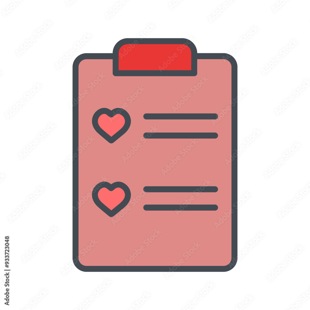 Wishlist Vector Icon Wishlist Vector Icon
