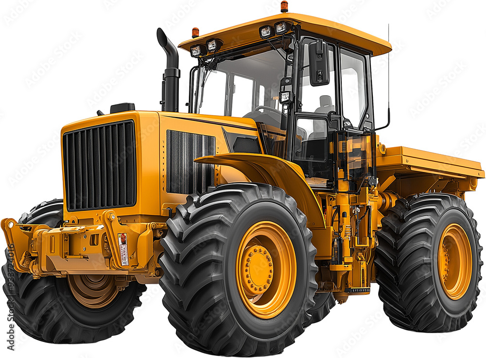 bulldozer isolated on white bulldozer isolated on white