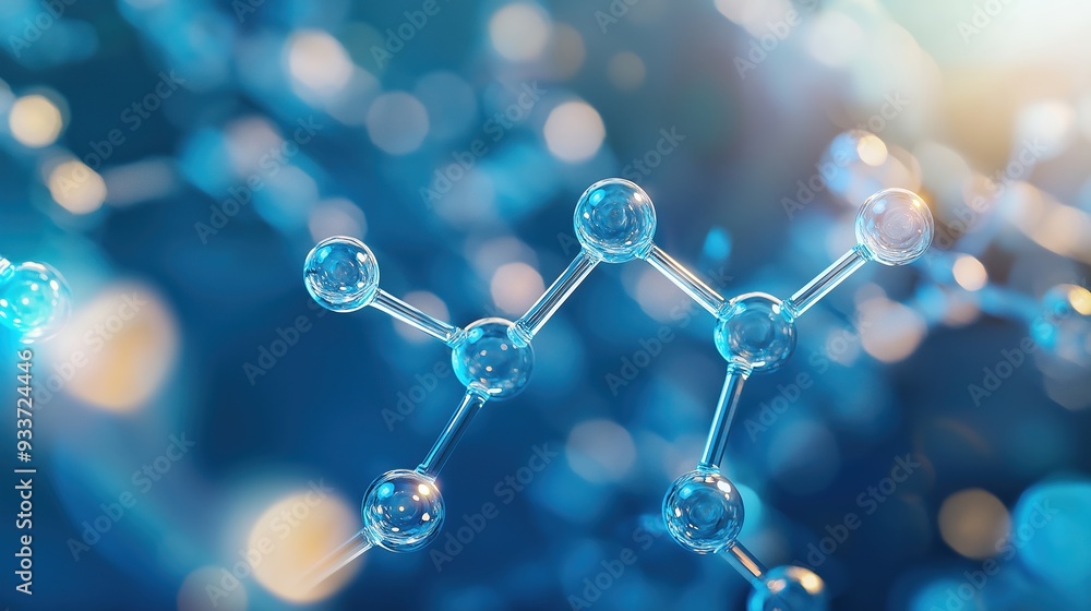 Flowing streams of light forming abstract molecules, gradually building complex structures Flowing streams of light forming abstract molecules, gradually building complex structures