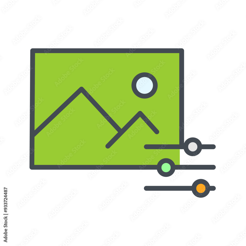 Photo Editing Tools Vector Icon Photo Editing Tools Vector Icon