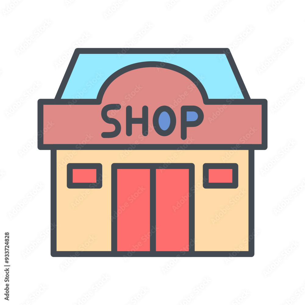 Store Vector Icon Store Vector Icon