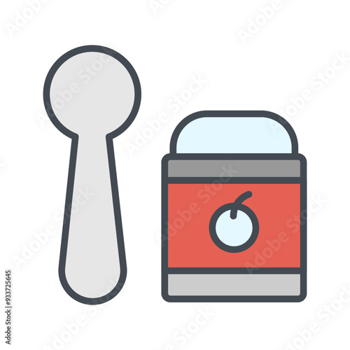 Feeding Spoons Vector Icon