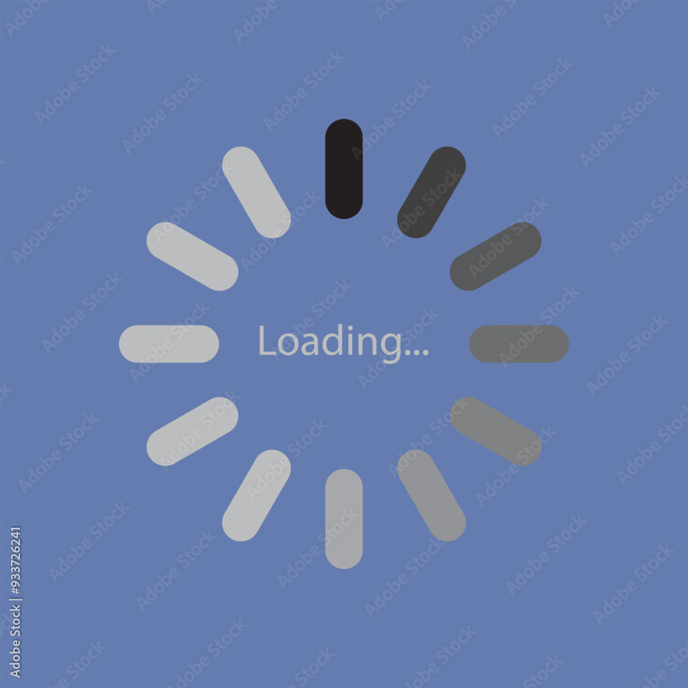 loading icon vector. Bar progres for web design. interface app. loading icon vector. Bar progres for web design. interface app.