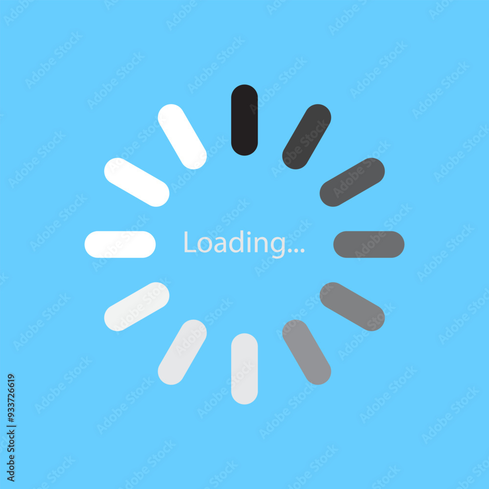 loading icon vector. Bar progres for web design. interface app. loading icon vector. Bar progres for web design. interface app.