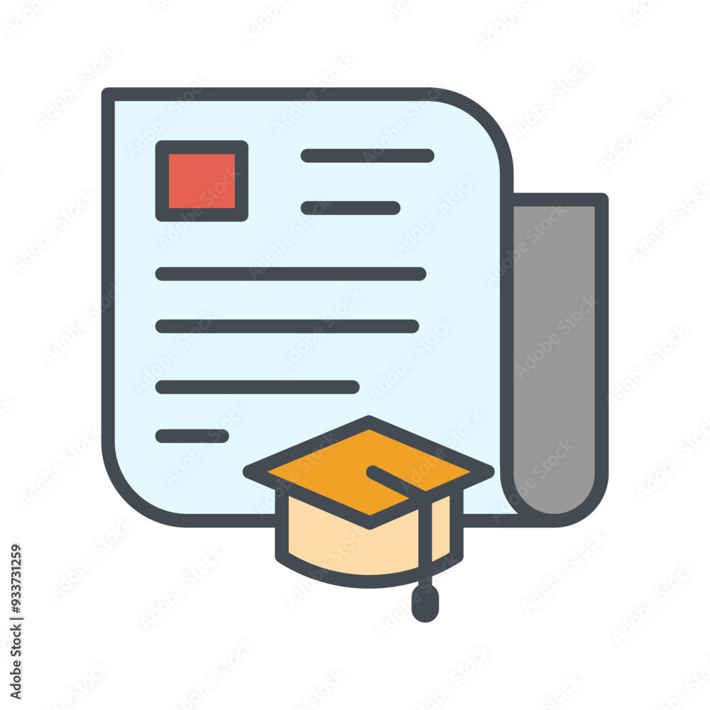 Journalism Education Vector Icon Journalism Education Vector Icon
