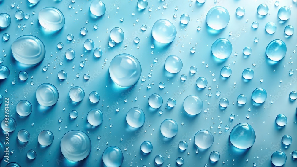 Abstract background with water drops on pastel light blue color , Water drops, minimalistic, abstraction, wallpaper Abstract background with water drops on pastel light blue color , Water drops, minimalistic, abstraction, wallpaper