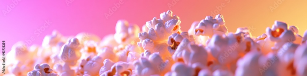 Fototapeta premium In a children's book, there is an illustration featuring popcorn