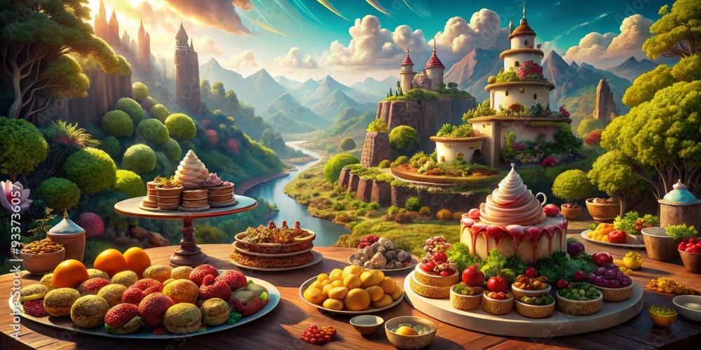 Fototapeta premium FantasyFoodscapes