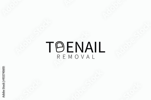 modern pictogram toenail removal logo icon design vector ideas with outline, simple and unique styles. minimalist logo type of toenail removal vector design template isolated on white background