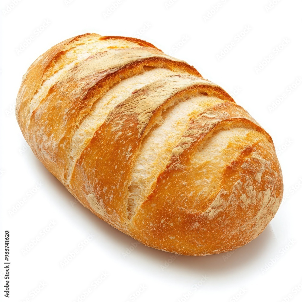 bread loaf isolated on white background bread loaf isolated on white background