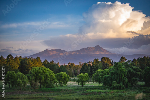 Volcán Xinantécatl, o Nevado de Toluca, paisaje photo