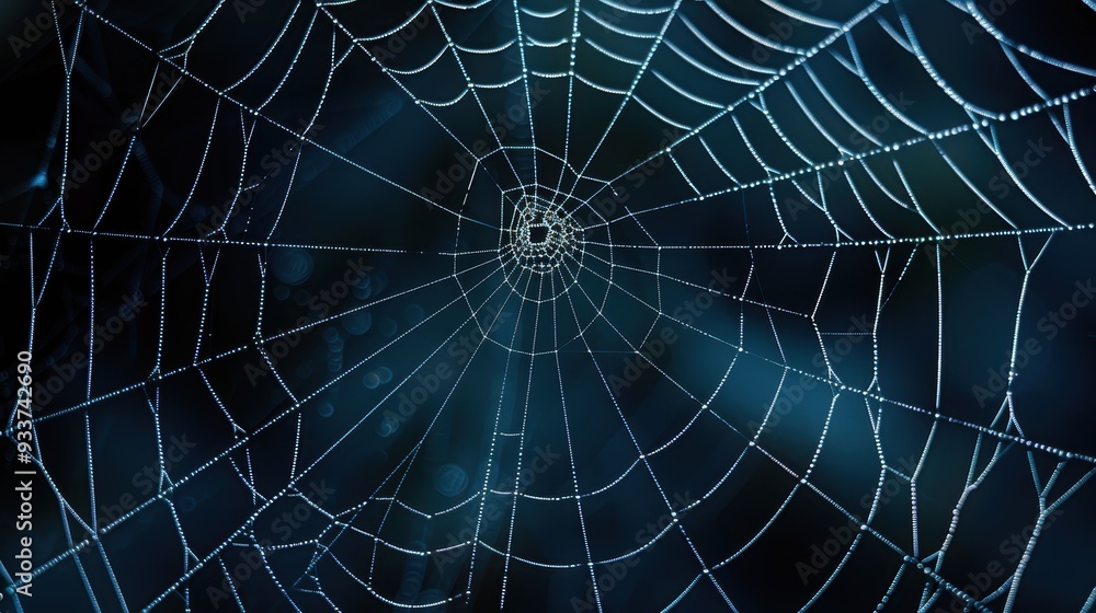 Obraz premium Intricate spider web