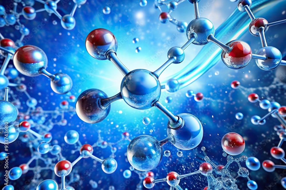 Oxygen molecules nano particles and intelligent water molecules interacting in acetone medium shot, intelligent, substance, acetone, water, scientific discovery, nano particles Oxygen molecules nano particles and intelligent water molecules interacting in acetone medium shot, intelligent, substance, acetone, water, scientific discovery, nano particles