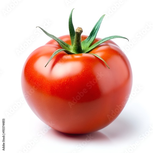 Wallpaper Mural Mix of Fresh Red and Yellow Tomatoes on White Background Torontodigital.ca