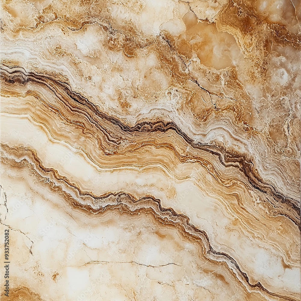 Marble texture with wavy patterns in beige tones Marble texture with wavy patterns in beige tones